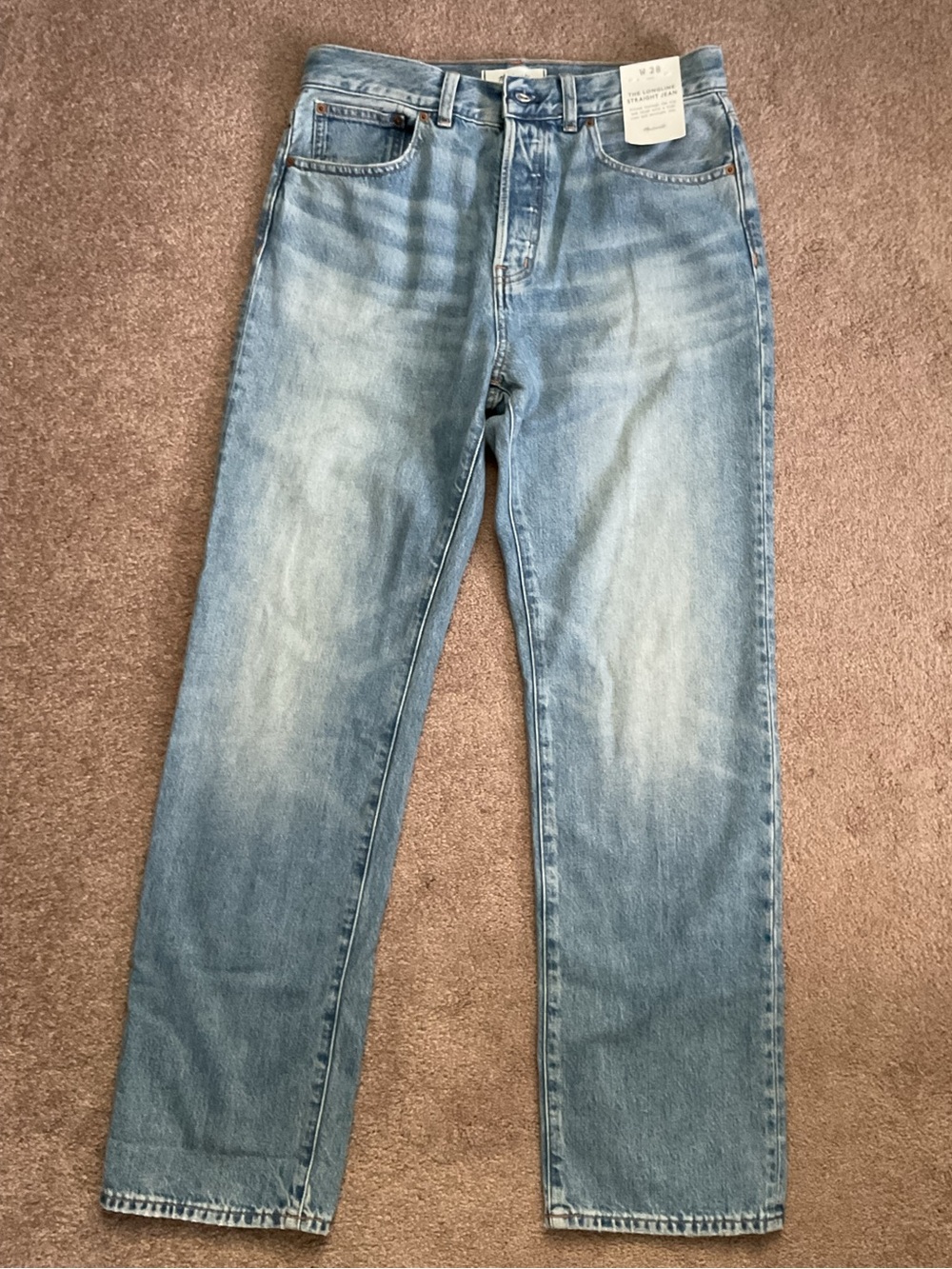 Madewell Light Blue Straight-Leg Women’s Jeans